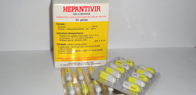 Traitement de l'hépatite avec Hépantivir blister